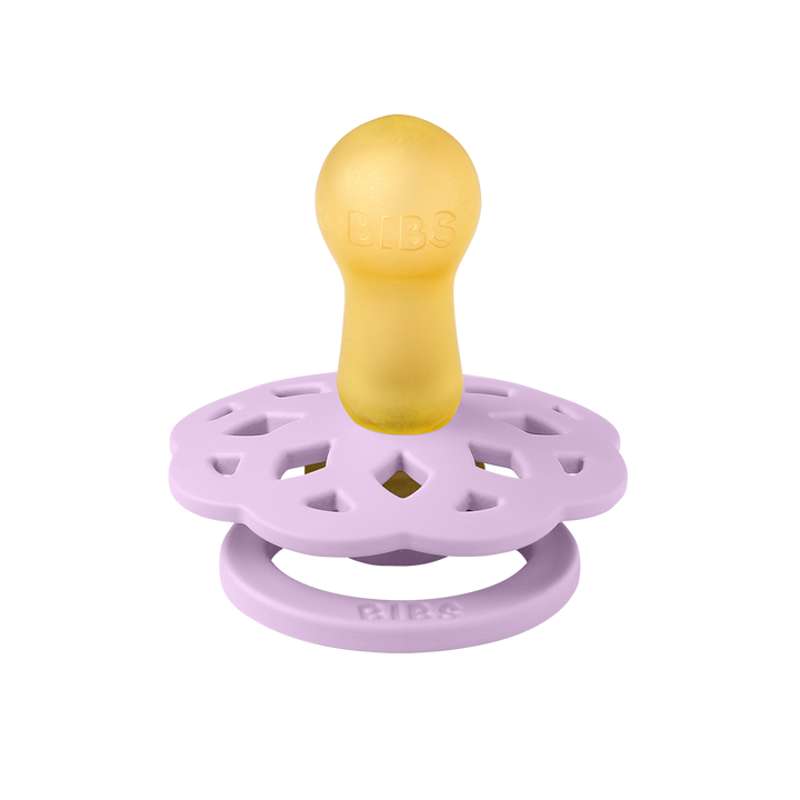 Bibs Boheme Napp - strl. 2 - naturgummi - Violett himmel 