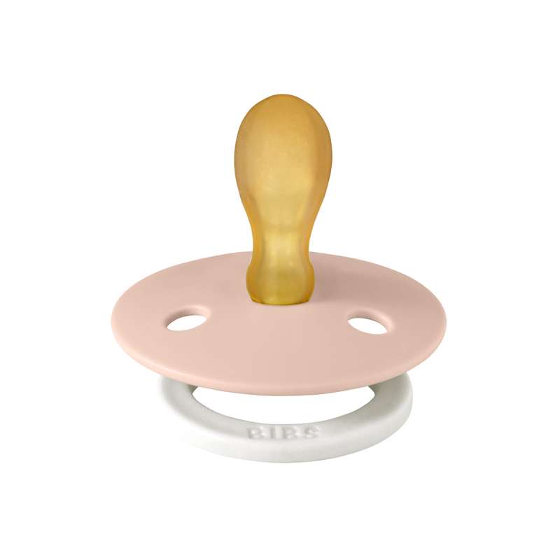 BIBS Symmetrisk Colour Sut - strl. 2 - naturgummi - GLOW - Blush 