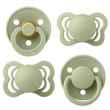 BIBS Try-It Collection - 4 Olika Nappar - Stl. 1 - Salvia