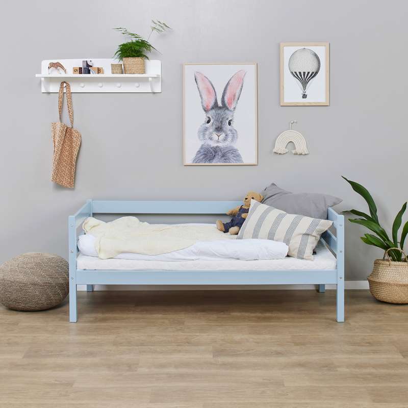 Hoppekids ECO Comfort - Juniorsäng - 70x160 cm. - Drömblå