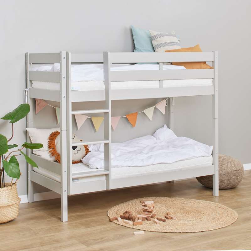 Hoppekids ECO Comfort - Våningssäng (Flera storlekar) - Dove Grey