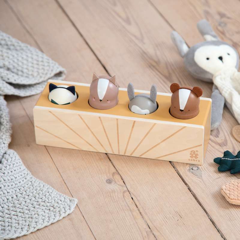 Sebra Pop-up Legetøj - Woodland