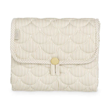 Cam Cam Copenhagen Skötbädd - Quiltad - OCS - Classic Stripes Camel
