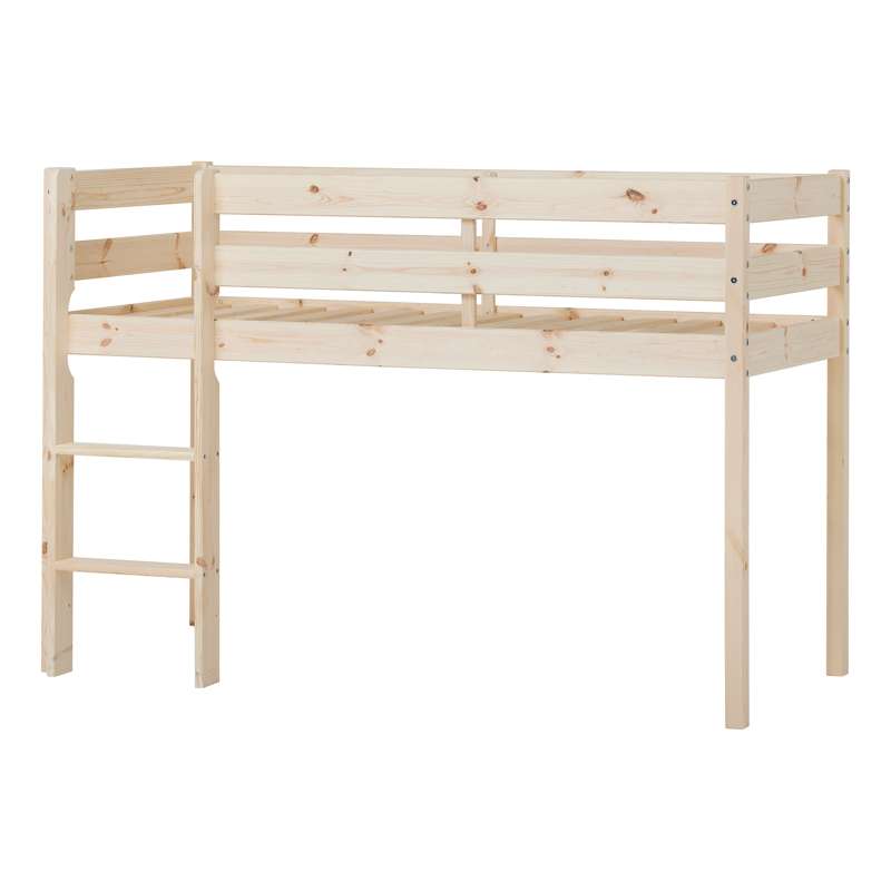 Hoppekids ECO Comfort - Halvhög Säng (Flera Storlekar) - Natur