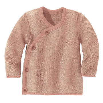 Disana Melange Jacka - Merinoull - Rosa/Natur