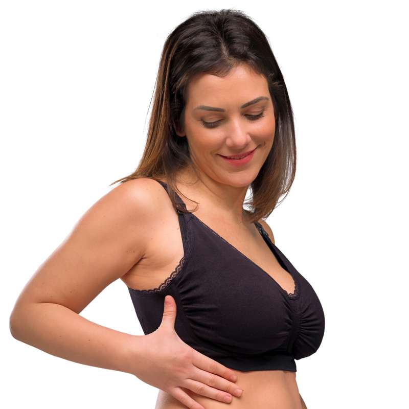 Carriwell Ny mamma Padded Carri-Gel amningsbh - svart 