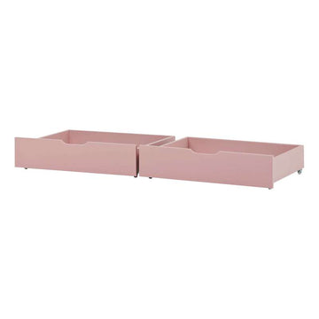 Hoppekids Utdragssats på Hjul - 2 st. - Flera Storlekar - Pale Rose 