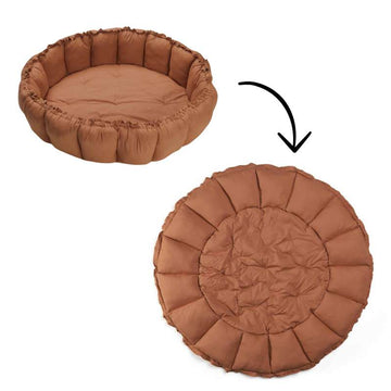 Play & Go Babynest Lekmatta - Bloom - Tawny Brown