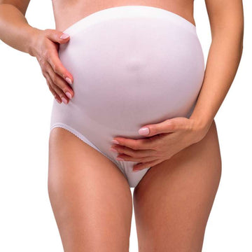 Carriwell Bliv Mor Støttetrusser utan sömmar - vit 