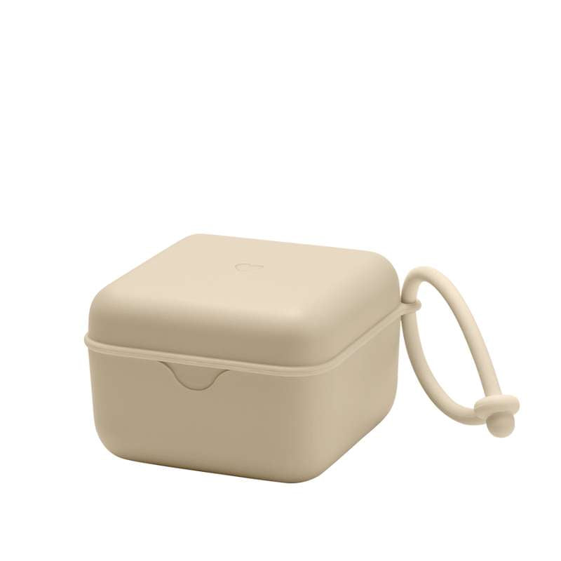 BIBS Accessories Pacifier Box - Sutteboks m. Plads til 3 Sutter - Vanilla