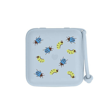 BIBS Accessories - Pacifier Box - Caterpillar Beetle Studio - Baby Blue