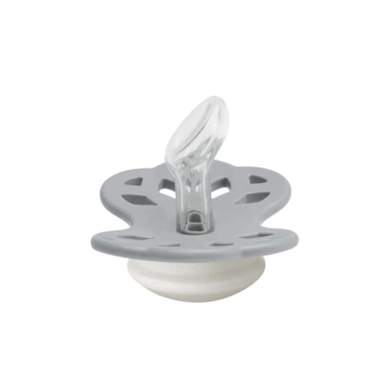 BIBS Anatomisk Infinity Napp - Strl. 1 - Silikon - GLOW - Cloud