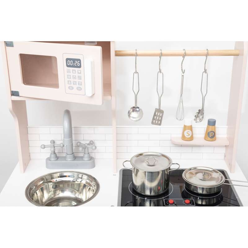 Kid'oh Chef's Legekøkken m. Lyd og Lys samt Tilbehør - Rosa