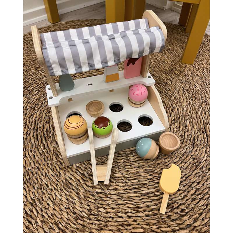 Kid'oh Isbutik med tilbehør i træ - FSC