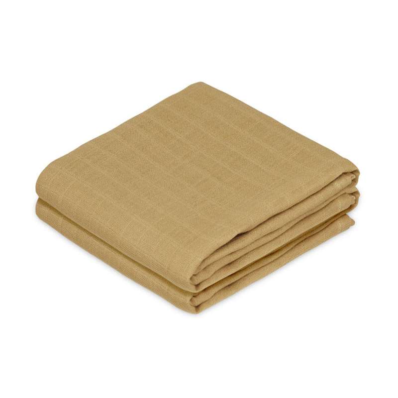 Cam Cam Copenhagen Stoftyg - 2-pack - GOTS - Honung 