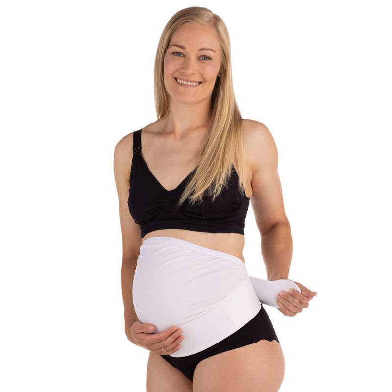 Carriwell Mum to Be Overbelly Støttebælte - hvid