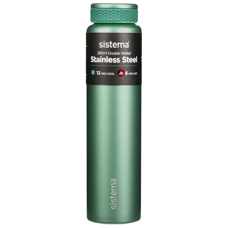 Sistema Termoflaska - Rostfritt Stål - 280 ml - Grön