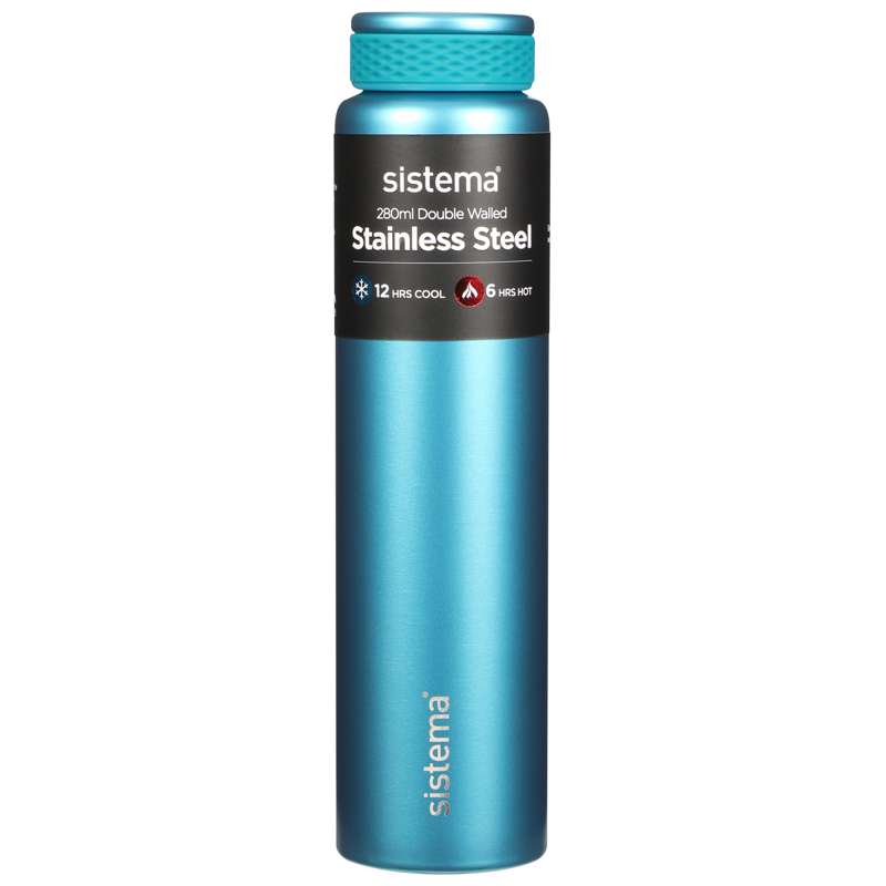 Sistema Termoflaska - Rostfritt Stål - 280 ml - Teal