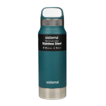 Sistema Termoflaska - Rostfritt Stål - 650 ml - Djup Teal