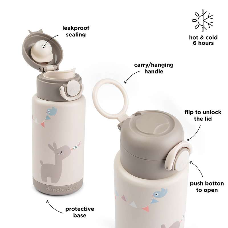 Done by Deer Termoflaske - 340ml - Celebration - Sand