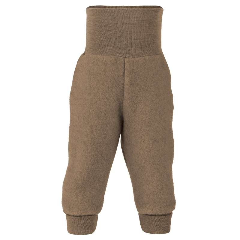 Engel Natur Babybyxor - Ullfleece - Walnut Melange