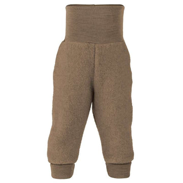 Engel Natur Babybyxor - Ullfleece - Walnut Melange