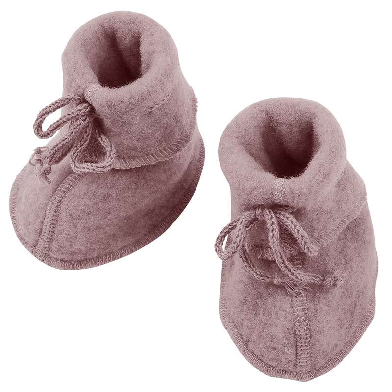 Engel Natur Babyfoder - Fleece i ren ull - Rosewood Melange