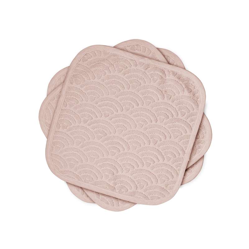 Cam Cam Copenhagen Tvättlappar - 3-pack - GOTS - Dusty Rose