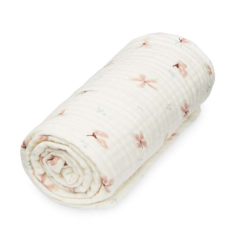 Cam Cam Copenhagen Muslin Babyfilt - GOTS - Vindblomma Kräm