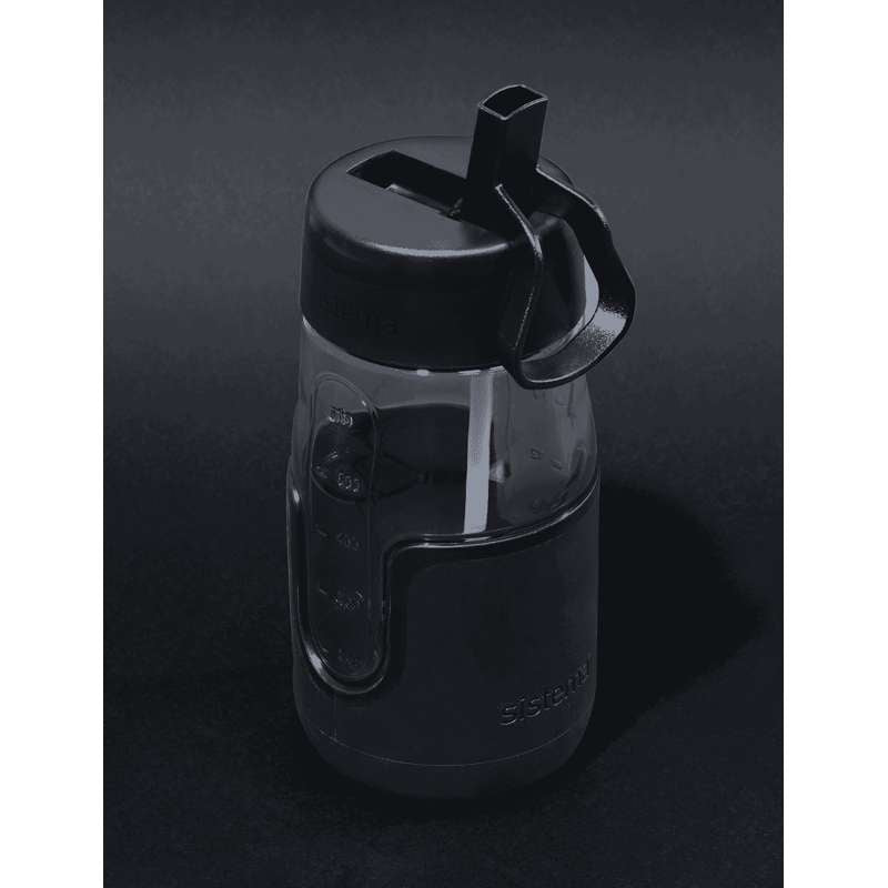 Sistema Flip Sipper Bottle Drikkedunk - 700ml - Black