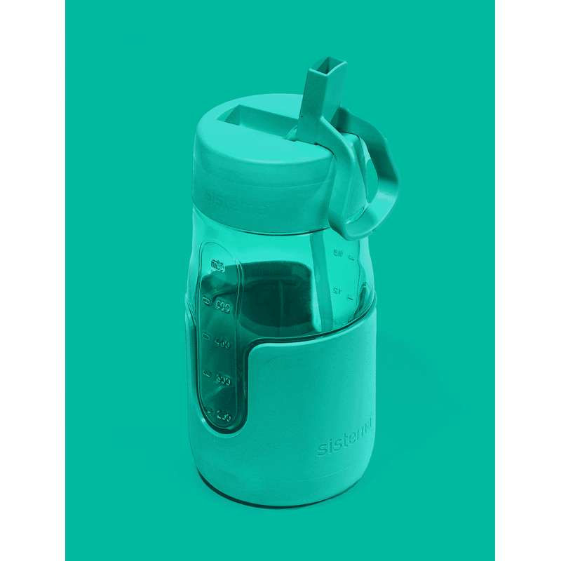 Sistema Flip Sipper Bottle Drikkedunk - 700ml - Minty Teal
