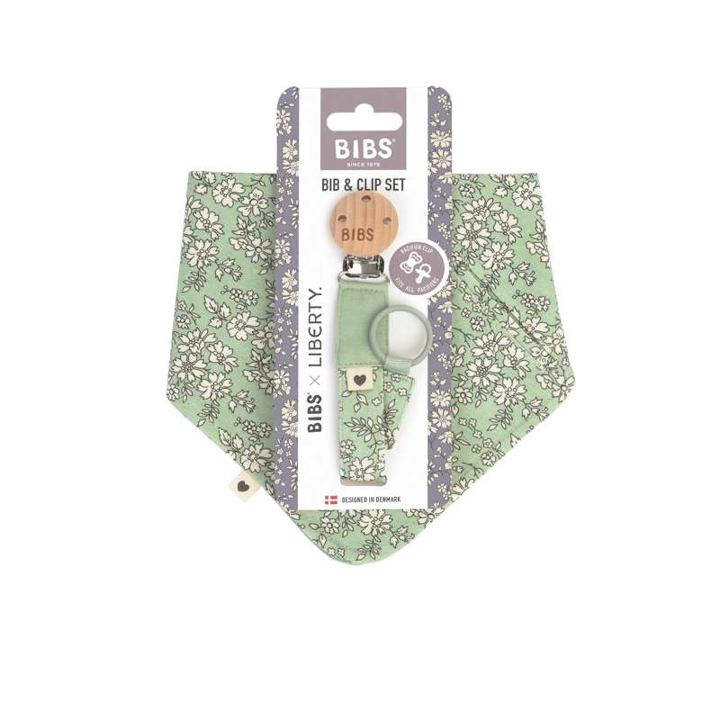 BIBS Accessoarer - Bandana Filtduk och Sutterband - Liberty - Capel/Sage 