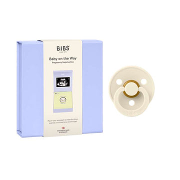 BIBS Hej Baby Surprise Presentset - naturgummi - strl. 1 - Ivory 