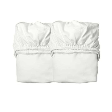 Leander Lakan 60x115 cm till babysäng - Organic - 2 st - Snow