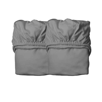 Leander Lakan 60x115 cm till juniorsäng - Organic - 2-pack - Cool Grey