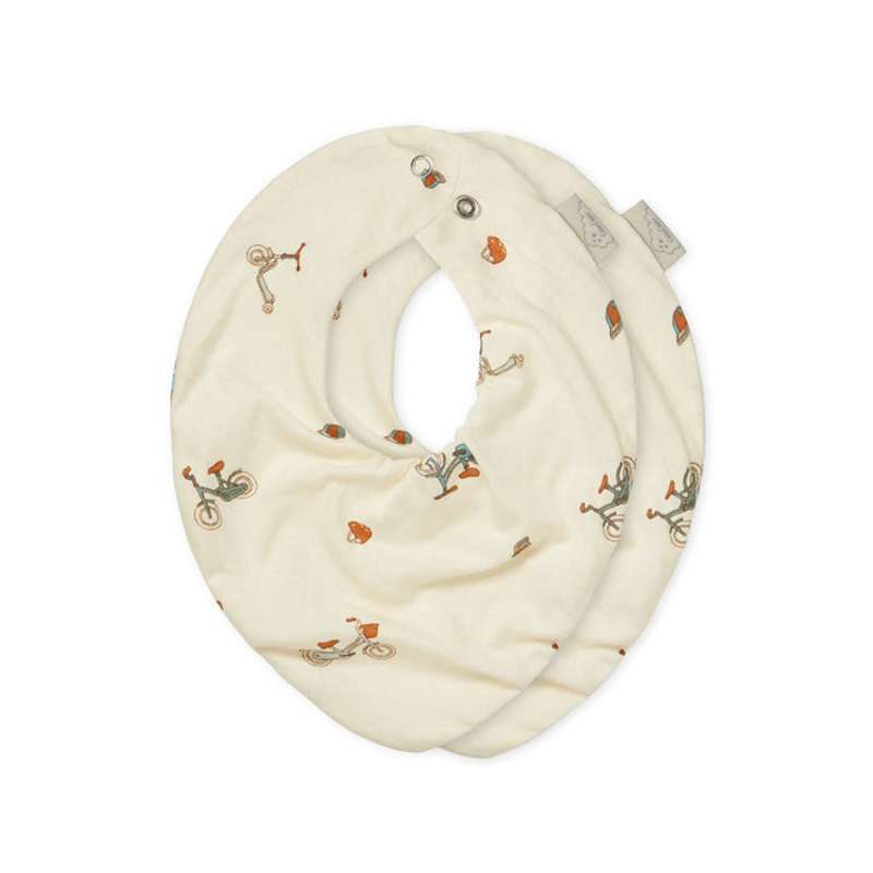 Cam Cam Copenhagen Bandana Savelsduk - 2-pack - GOTS - Cyklar 
