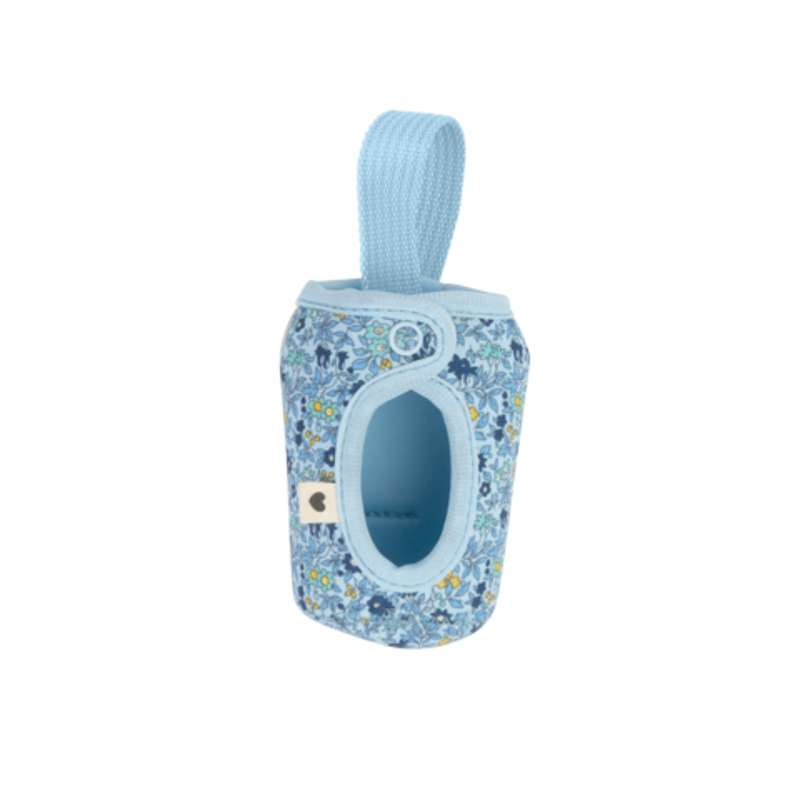 BIBS Flaska - Ärmlängd för Sutteflaska - Liten - 110 ml. - Kamomillgräsmatta/Babyblå 