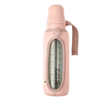 BIBS Flaska - Ärmskydd för Sutteflaska - Stor - 225 ml. - Blush 