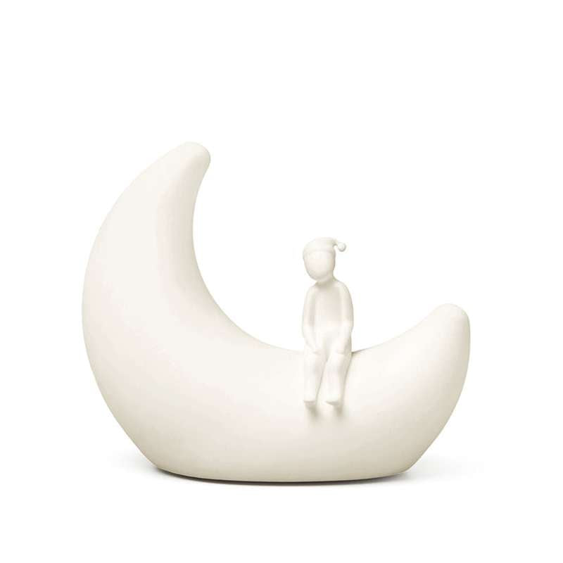 Cam Cam Copenhagen Natlamp - Måne - Off White 