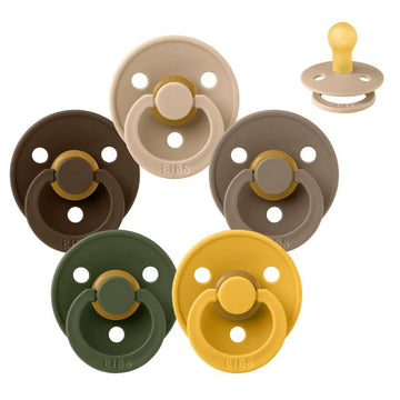 Bibs Rund Colour Napp - Sampak - 5 st. - strl. 1 - Höstglädje 