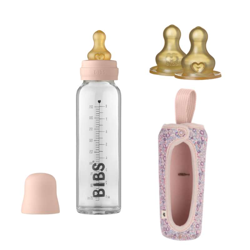 BIBS Flaska Bundle - No10 - Stor - Blush/Eloise 