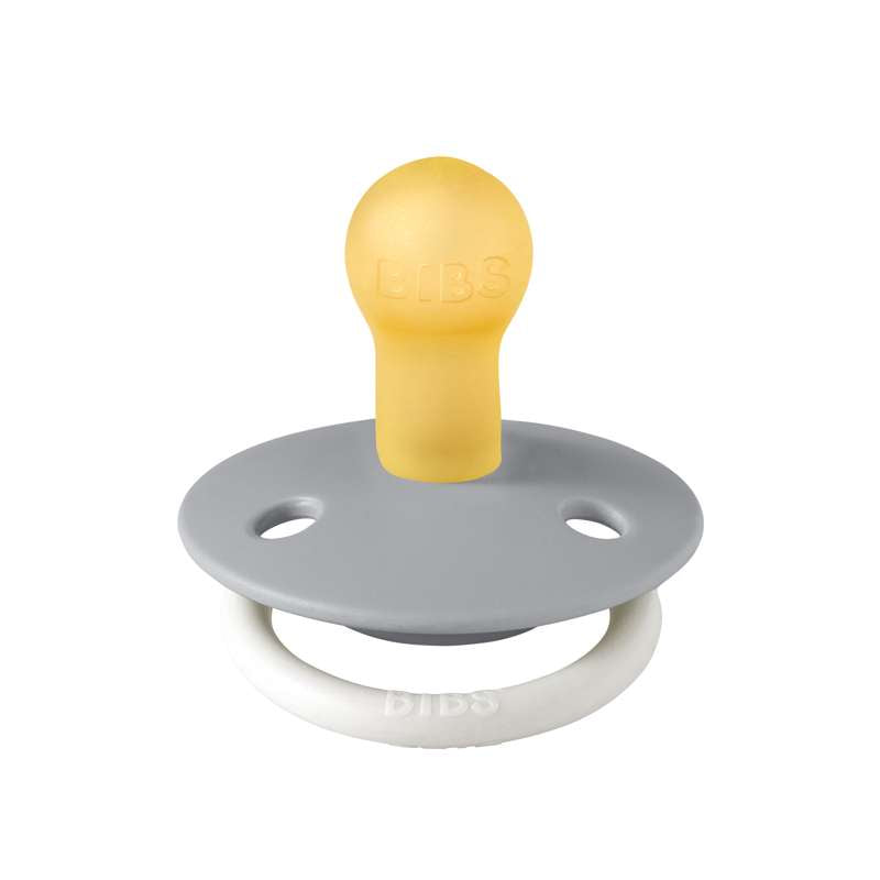 Bibs De Lux Napp - strl. 1 - naturgummi - GLOW - Moln 