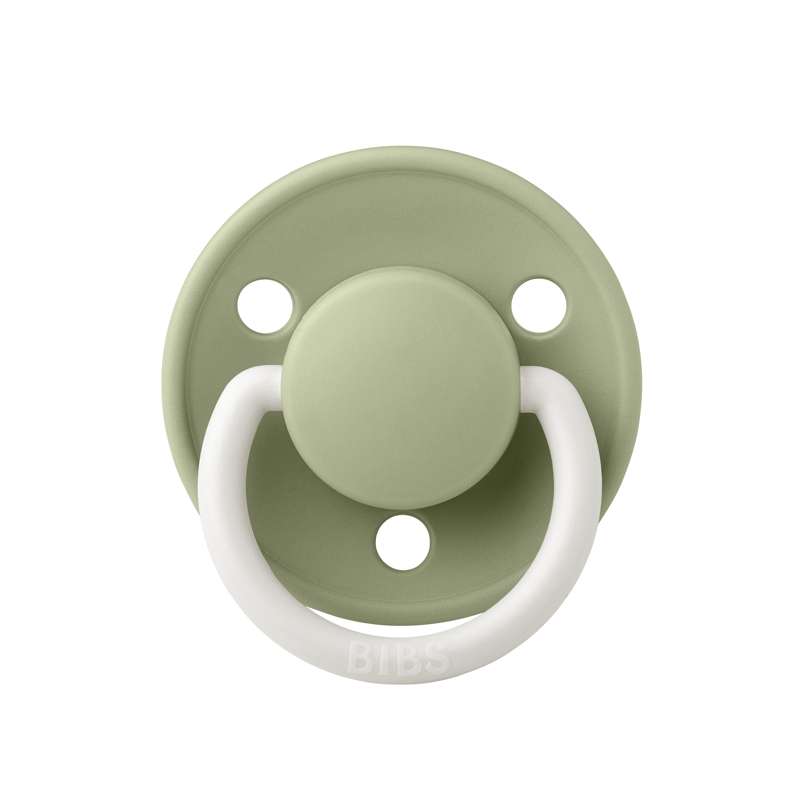 BIBS De Lux Sut - Onesize - Silikone - GLOW - Sage
