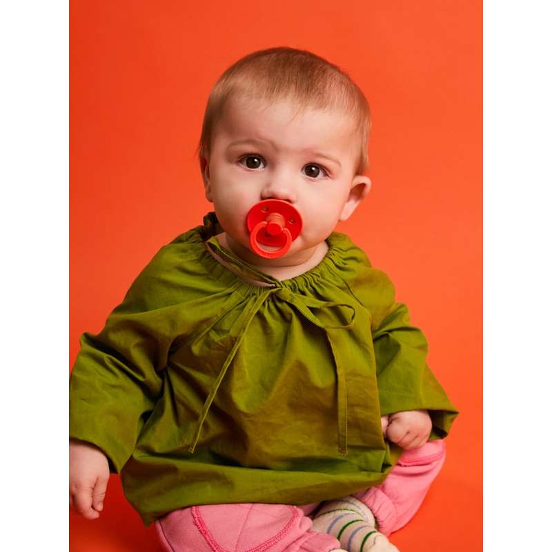 BIBS Rund Colour Sut - Str. 1 - Naturgummi - Tango