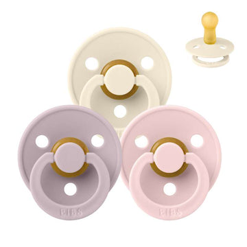 Bibs Rund Colour Napp - Sampak - 3 st. - strl. 2 - Mjuk och Skonsam 
