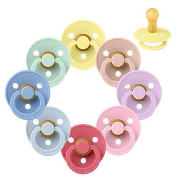 Bibs Rund Colour Napp - Sampak - 8 st. - strl. 2 - Färg Splash 