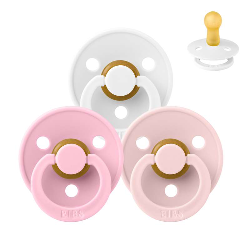 Bibs Rund Colour Napp - Sampak - 3 st. - strl. 2 - Kom igen Barbie 