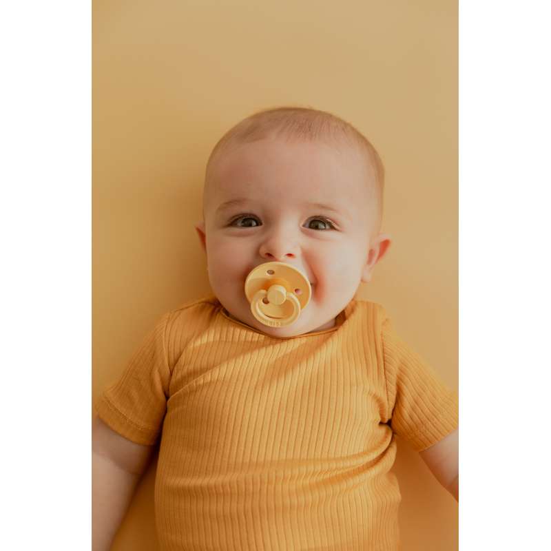 Bibs Rund Colour Napp - Sampak - 3 st. - strl. 1 - Ljus Smör 