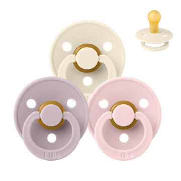Bibs Rund Colour Napp - Sampak - 3 st. - strl. 1 - Mjuk och skonsam 