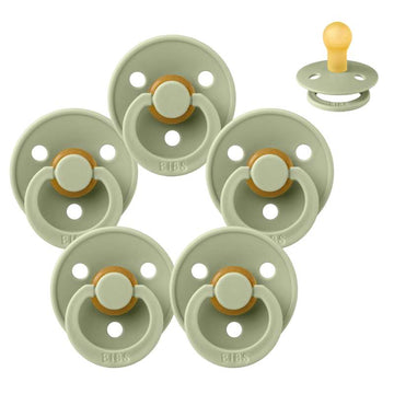 Bibs Rund Colour Napp - Sampack - 5 st. - strl. 1 - Salvia 